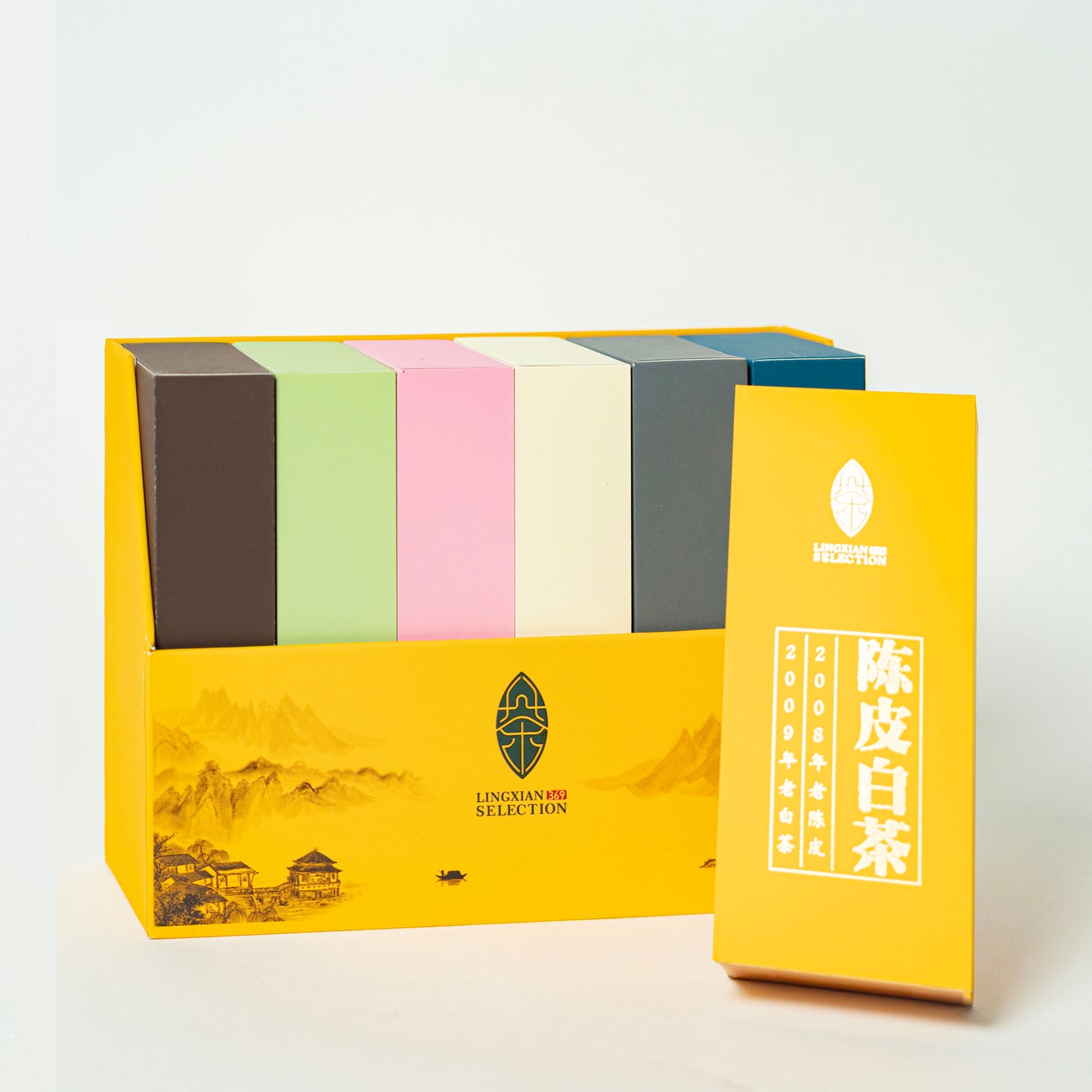 LINGXIAN369 Selection tea Dahongpao Tieguanyin tea buy one set get one free