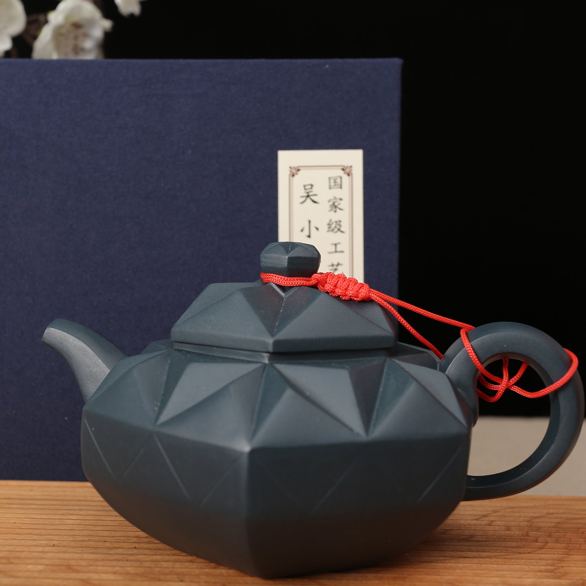 Pueple clay Teapot-Shining Diamond