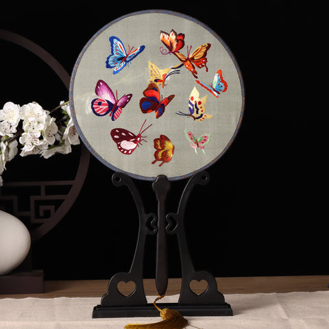 Hunan Embroidery Fan-For Collection&Home Decoration