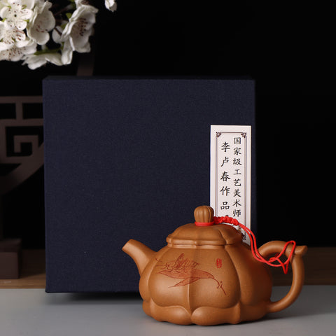 Purple Clay Teapot-Buddha's Heart