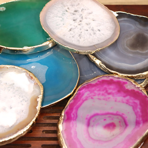 Coaster Sized Agate Slices