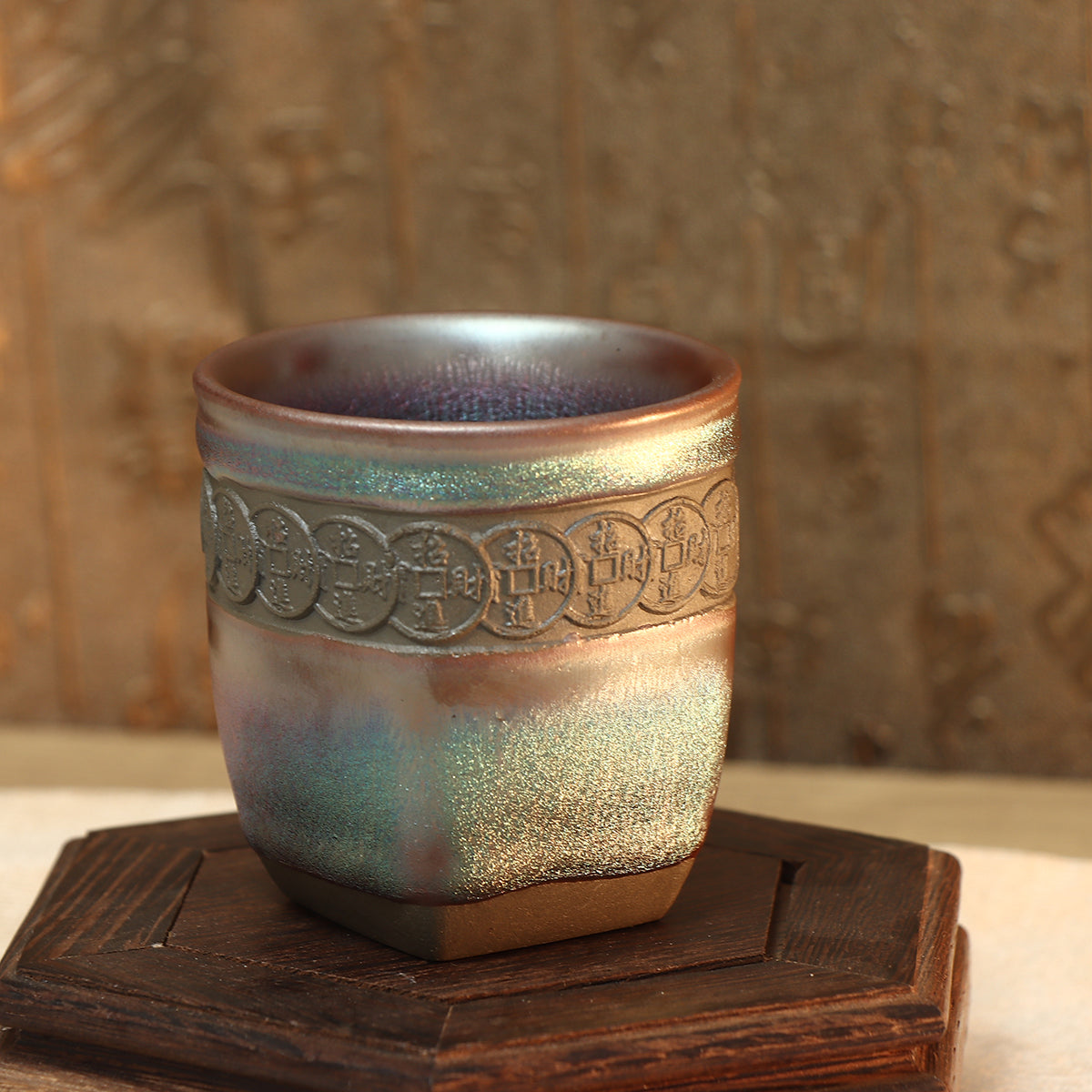 "Coin Cup" Jianzhan Teacup - For Collection&Home Decoration&Tea Enjoyment