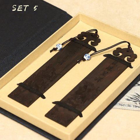 Mahogany bookmark set（with box）