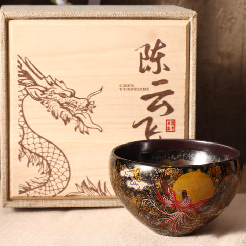 Chen yunfei Hand-painted Daqi teacup 2