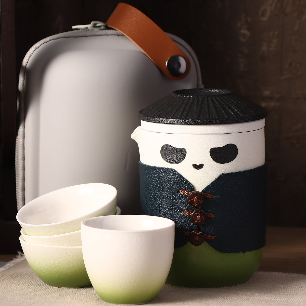 KongFu panda travel tea set