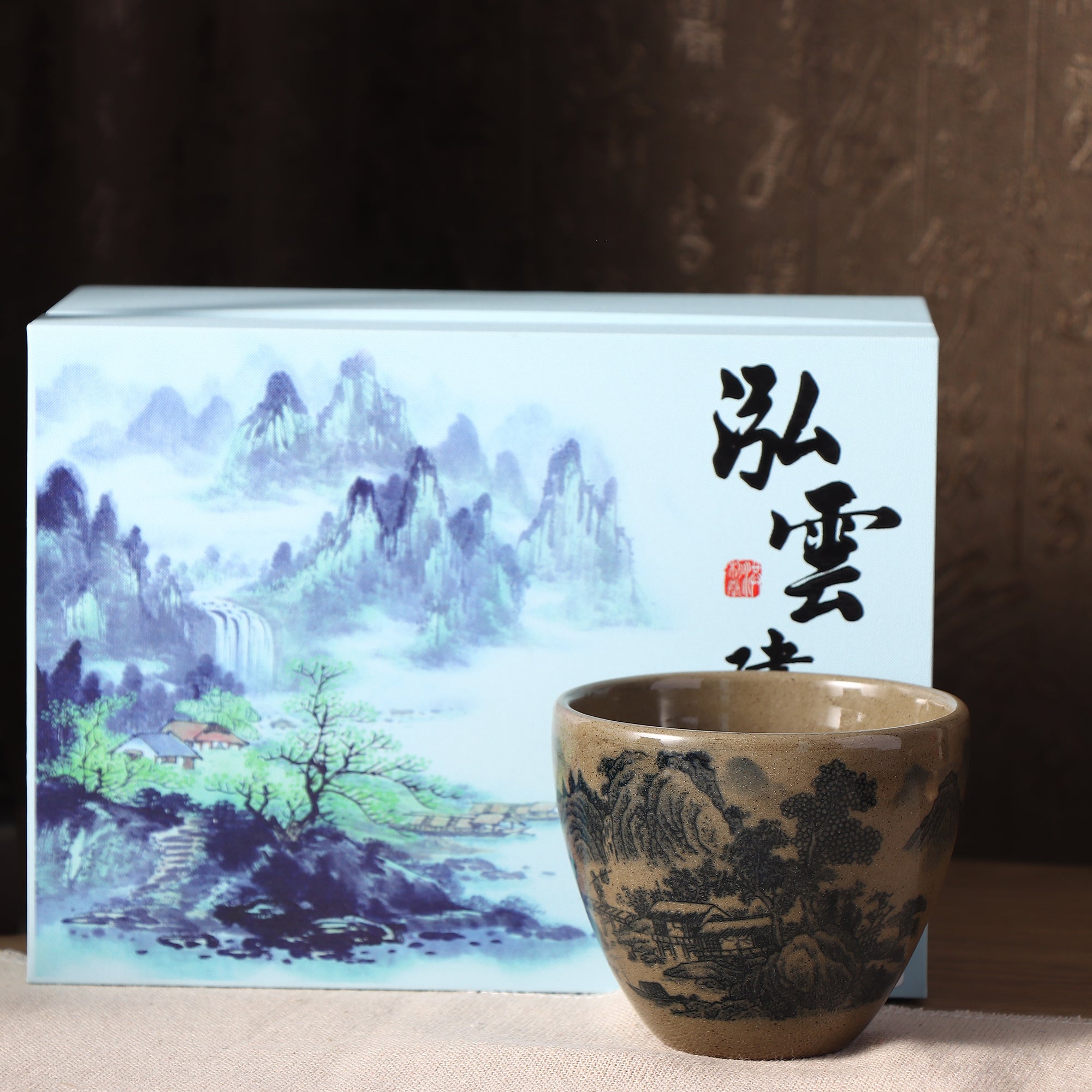 Hand-painted Jianzhan Master cup