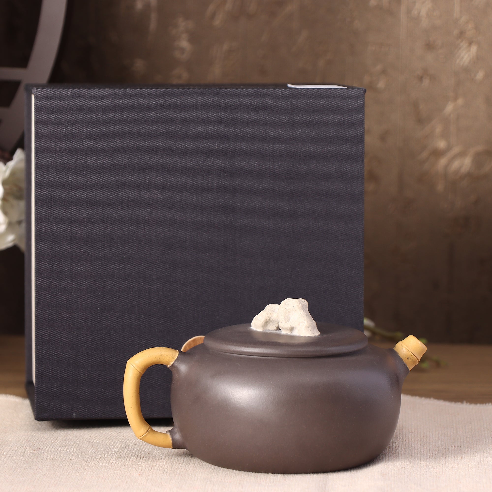 Taihu Stone lmitated Purple Clay Teapot