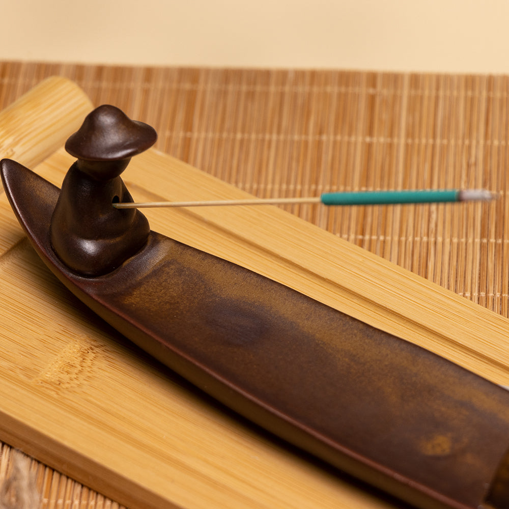 Boat Man Incense Holder - For Home Decoration&Aromatherapy
