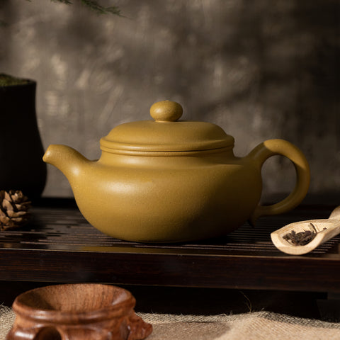 Segment mud  pseudo-classic purple clay teapot