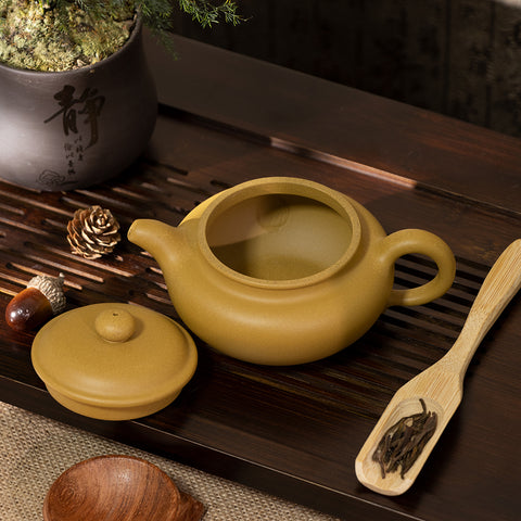Segment mud  pseudo-classic purple clay teapot