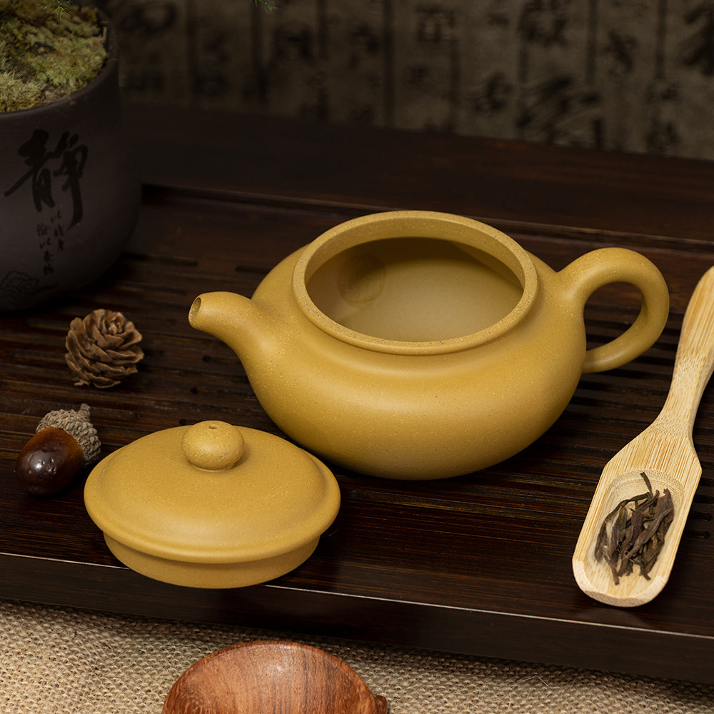 Segment mud  pseudo-classic purple clay teapot