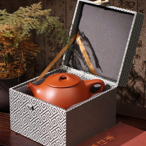 Jing Zhou Shi Piao Purple Clay Teapot - For Tea Enjoyment&Home Decoration