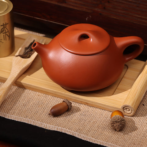 Jing Zhou Shi Piao Purple Clay Teapot - For Tea Enjoyment&Home Decoration
