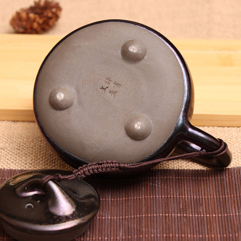 Obsidian Transformation Shipiao Teapot-For Collection&Home Decoration&Tea Enjoyment