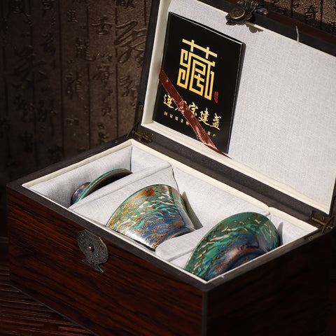 Hongbao Lian's Daqi "Forest by the Beach" Gaiwan-For Collection&Home Decoration&Tea Enjoyment