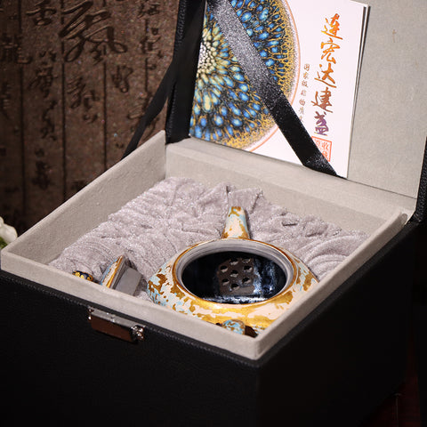 Hongda Lian's Daqi Jianzhan Teapot-For Collection&Home Decoration&Tea Enjoyment