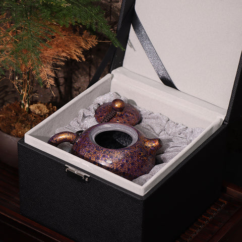 Hongda Lian's Purple Daqi Teapot-- For Collection&Tea Enjoyment&Home Decoration
