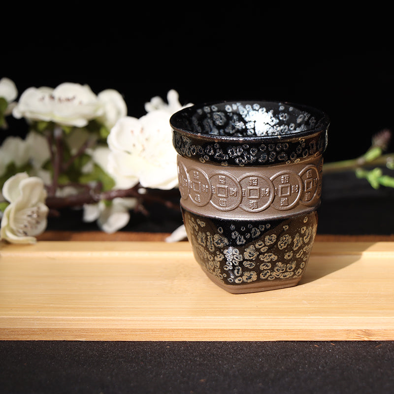 "Coin Cup" Jianzhan Teacup - For Collection&Home Decoration&Tea Enjoyment