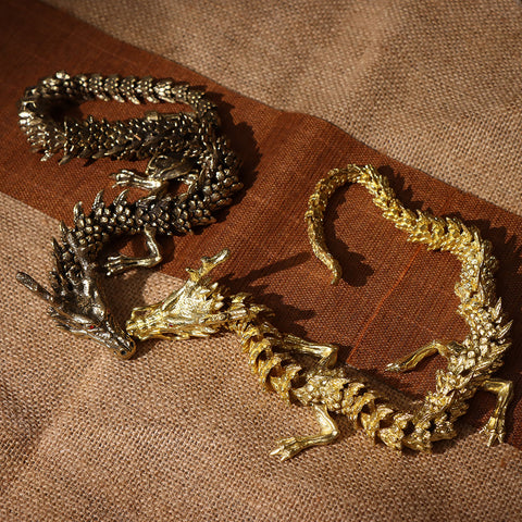 Movable Bronze Copper “Dragon”
